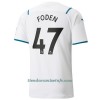 Camiseta de fútbol Manchester City Phil Foden 47 Segunda Equipación 2021/22 - Hombre